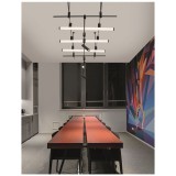 Nova Luce CRIMSON függesztett sín szerkezet, decorative mágneses sínrendszerhez, fekete, 9190350