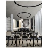 Nova Luce CURVE sín, íves, profile mágnes profilos sínrendszerhez, fekete, 9112690