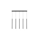 Nova Luce DANDIA függeszték, fekete, 3000K melegfehér, beépített LED, 1x27W, 1300 lm, 9540202