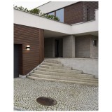 Nova Luce DARF kültéri fali lámpa, fekete, 3000K melegfehér, max. 10W, 840 lm, 9925666