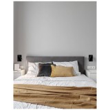 Nova Luce DONA fali lámpa, fekete, 3000K melegfehér, beépített LED, 1x3W, 180 lm, 9081352