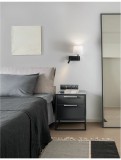 Nova Luce fali lámpa, állítható olvasókarral, fekete, E27 foglalattal, max. 1x12W, 210 lm, 9919151