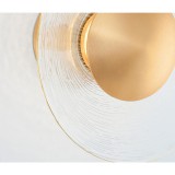 Nova Luce fali lámpa, arany, 3000K melegfehér, beépített LED, 1x4W, 245 lm, 9118514