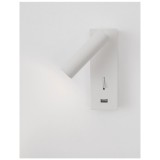 Nova Luce fali lámpa, fehér, 3000K melegfehér, beépített LED, 1x3W, 210 lm, 9170101