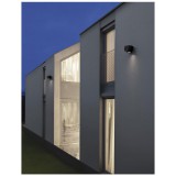 Nova Luce FOCUS kültéri fali lámpa, fekete, GU10-MR16 foglalattal, max. 1x35W, 9207912