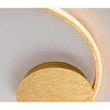 Nova Luce FULINE mennyezeti lámpa, matt arany, 3000K melegfehér, beépített LED, 1x32W, 2320 lm, 9348071