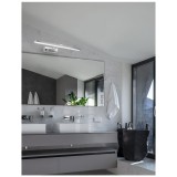 Nova Luce fürdőszobai fali lámpa, króm, 4000K természetes fehér, beépített LED, 1x18W, 530 lm, 8142281