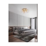 Nova Luce GATLIN mennyezeti lámpa, arany, 3000K melegfehér, beépített LED, 1x41W, 2100 lm, 9756713