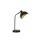 Nova Luce GETI asztali lámpa, fekete, E14 foglalattal, max. 1x5W, 9555808