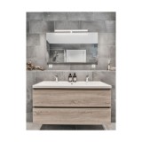 Nova Luce GLIM fürdőszobai fali lámpa, fehér, 3000K melegfehér, beépített LED, 1x18W, 1922 lm, 787016