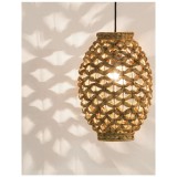 Nova Luce GRIFFIN 1 ágú függeszték, barna, E27 foglalattal, max. 1x12W, 9858748