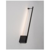 Nova Luce GROPIUS fali lámpa, design, fekete, 3000K melegfehér, beépített LED, 1x10W, 366 lm, 9081130