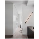Nova Luce GROPIUS fali lámpa, design, fekete, 3000K melegfehér, beépített LED, 1x20W, 672 lm, 9081150