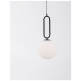 Nova Luce GRUS 1 ágú függeszték, fekete, E27 foglalattal, max. 1x12W, 9191252