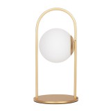 Nova Luce HOOK asztali lámpa, arany, 3000K melegfehér, beépített LED, 1x5W, 464 lm, 9695225