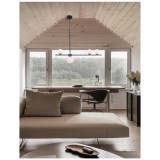 Nova Luce IMPERO több ágú függeszték, fekete, G9 foglalattal, max. 4x5W, 9100441