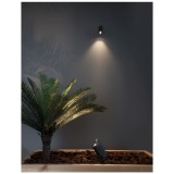 Nova Luce INSIDE kültéri leszúrható lámpa, fekete, 3000K melegfehér, beépített LED, 1x7W, 420 lm, 9010002