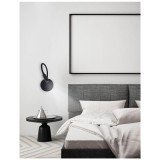 Nova Luce JACO fali lámpa, fekete, 3000K melegfehér, beépített LED, 1x3W, 190 lm, 8140322