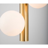 Nova Luce JAKLIN 1 ágú függeszték, arany, G9 foglalattal, max. 3x5W, 9724581