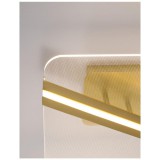 Nova Luce JERTUNA mennyezeti lámpa, arany, 3000K melegfehér, beépített LED, 21W, 1402 lm, 9545221