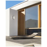 Nova Luce KEEN kültéri fali lámpa, szürke, 3000K melegfehér, beépített LED, 1x12W, 1080 lm, 9160081