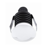 Nova Luce kültéri beépíthető lámpa, fehér, 3000K melegfehér, beépített LED, 1x1W, 60 lm, 8039001