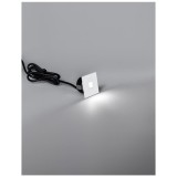 Nova Luce kültéri beépíthető lámpa, fehér, 3000K melegfehér, beépített LED, 1x1W, 60 lm, 9045514
