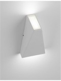 Nova Luce kültéri fali lámpa, fehér, 3000K melegfehér, beépített LED, 1x6W, 397 lm, 9202261