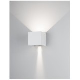 Nova Luce kültéri fali lámpa, fehér, 3000K melegfehér, beépített LED, 1x6W, 510 lm, 747406