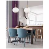 Nova Luce LATO 1 ágú függeszték, üveg, E27 foglalattal, max. 1x12W, 9624061