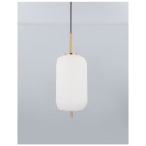 Nova Luce LATO 1 ágú függeszték, üveg, E27 foglalattal, max. 1x12W, 9624062