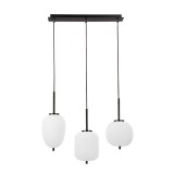 Nova Luce LATO függeszték, fekete, E14 foglalattal, max. 3x5W, 9624099