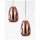 Nova Luce LAVA 1 ágú függeszték, réz, E27 foglalattal, max. 1x12W, 9190391