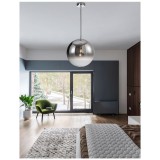 Nova Luce LAZIONE 1 ágú függeszték, szürke, E27 foglalattal, max. 1x12W, 9080400