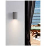 Nova Luce LIDO kültéri fali lámpa, szürke, GU10 foglalattal, max. 1x7W, 9790532
