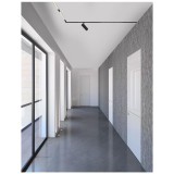 Nova Luce LOD sínre szerelhető lámpa, profile mágnes profilos sínrendszerhez, forgatható lámpafejjel, fekete, 3000K melegfehér, beépített LED, 1x20W, 1600 lm, 9136136