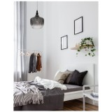 Nova Luce LONI 1 ágú függeszték, fekete, E27 foglalattal, max. 1x12W, 9191242