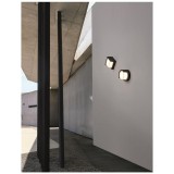 Nova Luce MAX kültéri fali lámpa, sötétszürke, 3000K melegfehér, max. 12W, 630 lm, 9026002