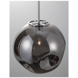 Nova Luce MAYAN 1 ágú függeszték, szürke, E27 foglalattal, max. 1x12W, 9988103