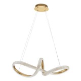 Nova Luce MEDORA függeszték, arany, 3000K melegfehér, beépített LED, 1x42W, 3400 lm, 9748157