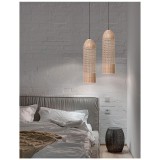 Nova Luce MIA 1 ágú függeszték, barna, E27 foglalattal, max. 1x28W, 9585081