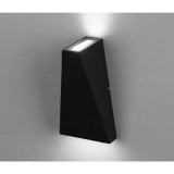 Nova Luce MILEY kültéri fali lámpa, fekete, 3000K melegfehér, beépített LED, 6W, 397 lm, 9202262