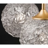 Nova Luce MIRANO több ágú függeszték, matt arany, G9 foglalattal, max. 3x5W, 9160212