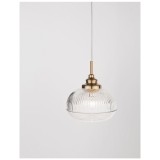 Nova Luce MOND 1 ágú függeszték, üveg, E14 foglalattal, max. 1x5W, 9738211