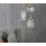 Nova Luce MOND több ágú függeszték, üveg, E14 foglalattal, max. 3x5W, 9731214