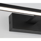 Nova Luce MONDRIAN fürdőszobai fali lámpa, fekete, 3000K melegfehér, beépített LED, 12W, 913 lm, 9053122