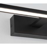 Nova Luce MONDRIAN fürdőszobai fali lámpa, fekete, 3000K melegfehér, beépített LED, 1x12W, 913 lm, 9053122