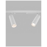 Nova Luce MONVEL 3 fázisú sínre szerelhető lámpa, decorative mágneses sínrendszerhez, fehér, 3000K melegfehér, beépített LED, 1x30W, 2230 lm, 9062301