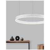 Nova Luce MOTIF 1 ágú függeszték, fehér, 3000K melegfehér, beépített LED, 1x48W, 3360 lm, 9190748