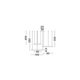 Nova Luce MOTIF függeszték, fehér, 2700K melegfehér, beépített LED, 1x143W, 13163 lm, 9530216